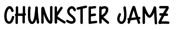 Chunkster Jamz font preview
